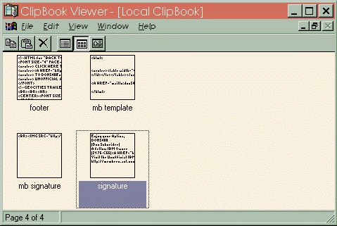 ClipBook Screenshot