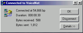 Voicenet reports 54,666 bps